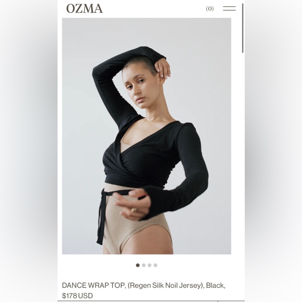 OZMA Dance Wrap Top